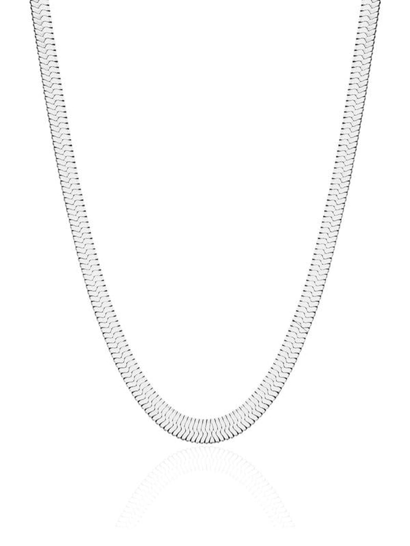 Herringbone Necklace - Classic and Timeless Style for Men & Women