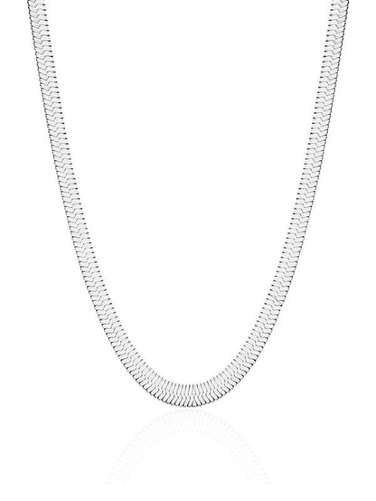 Herringbone Necklace - Classic and Timeless Style for Men & Women