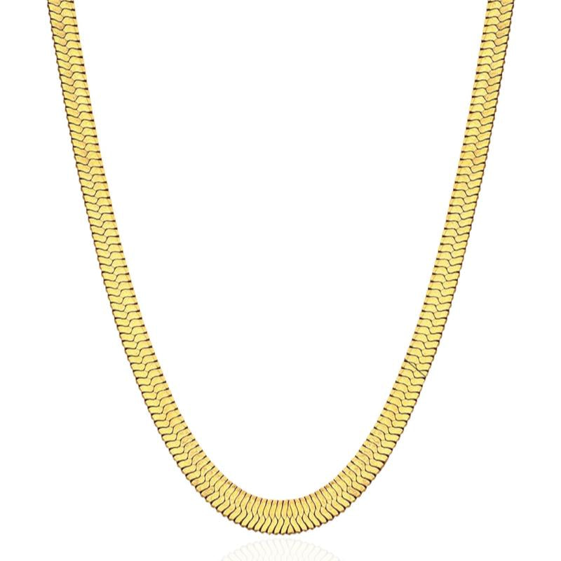 Herringbone Necklace - Classic and Timeless Style for Men & Women